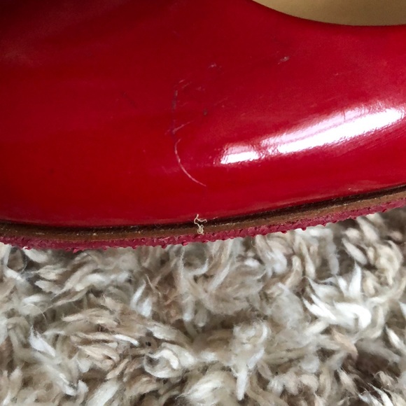 Red Sling Back Christian Louboutin Heels - Picture 8 of 8